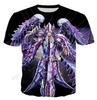Saint Seiya 3D Print Short Sleeve T-Shirt Unisex Summer O-Neck Casual Streetwear Oversized T-shirt