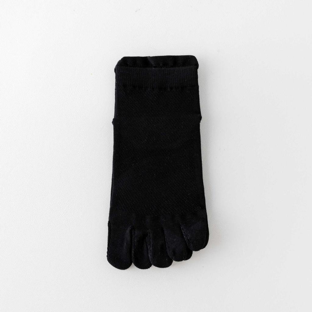 Five-Finger Socks Boneless Anti-Pilling Split-Toe Ultra-Thin Women'S Socks Antibacterial Cotton Socks Short Tube Mesh Socks