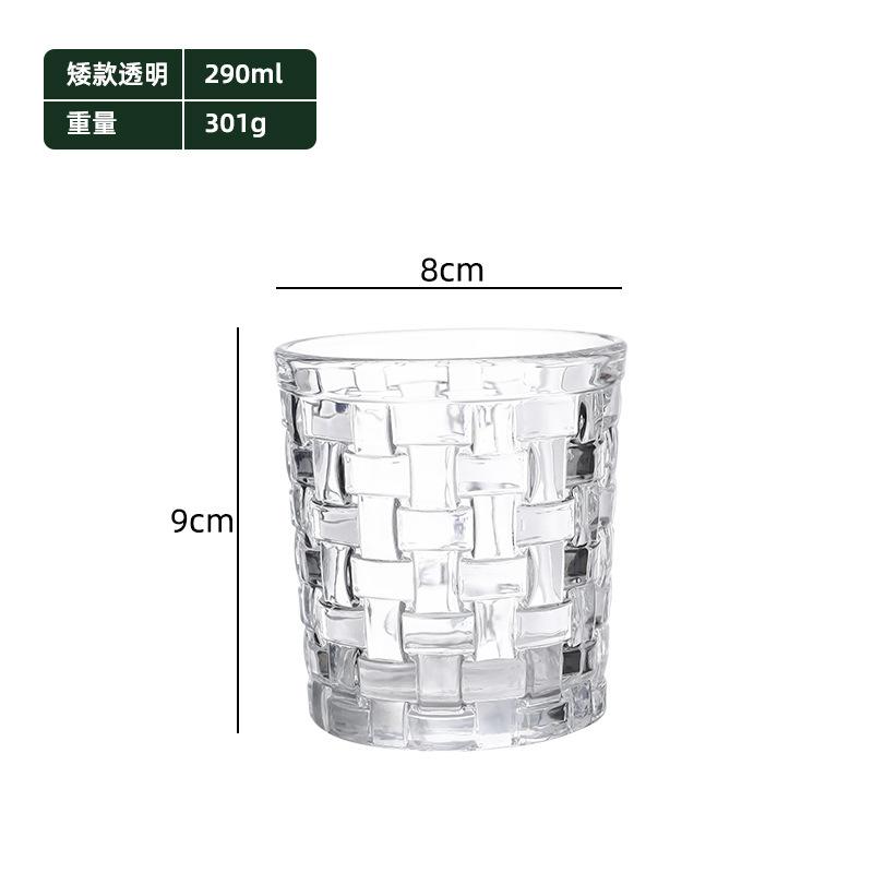 

1 шт. Питьевая стеклянная кружка для кофе, пива, шампанского, смузи, текилы, эстетика, эспрессо, хрустальные чашки для чая, для девочек, вина, дома, посуда для напитков 340ml