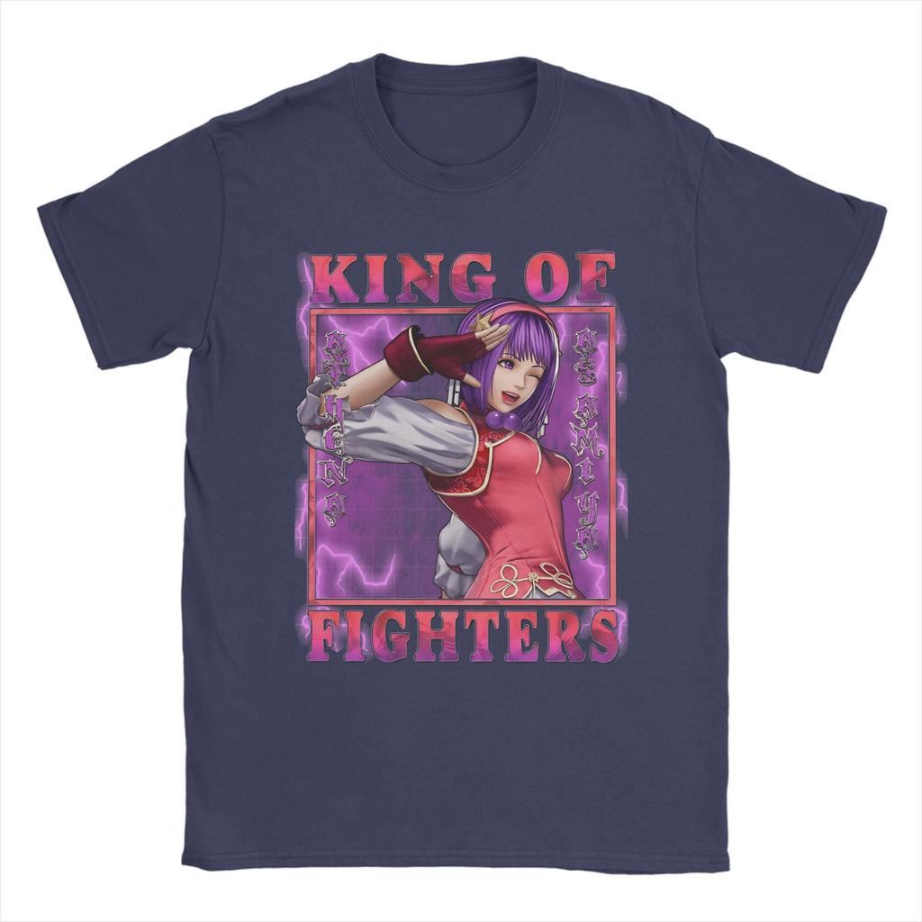 King of Fighters XV Eternal Psychic Idol Athena Asamiya T Shirt Summer Hippie T Shirts Unisex Clothing Short Sleeve Y2K Funny Tops