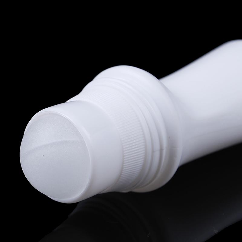 5Pcs 30Ml Plastic Roll On Bottle White Deodorant Container Essential Oil Perfume
