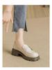 2025 Women's Korean Style Round Toe Loafers - Thick Sole, British College Style, Perfect with Skirts