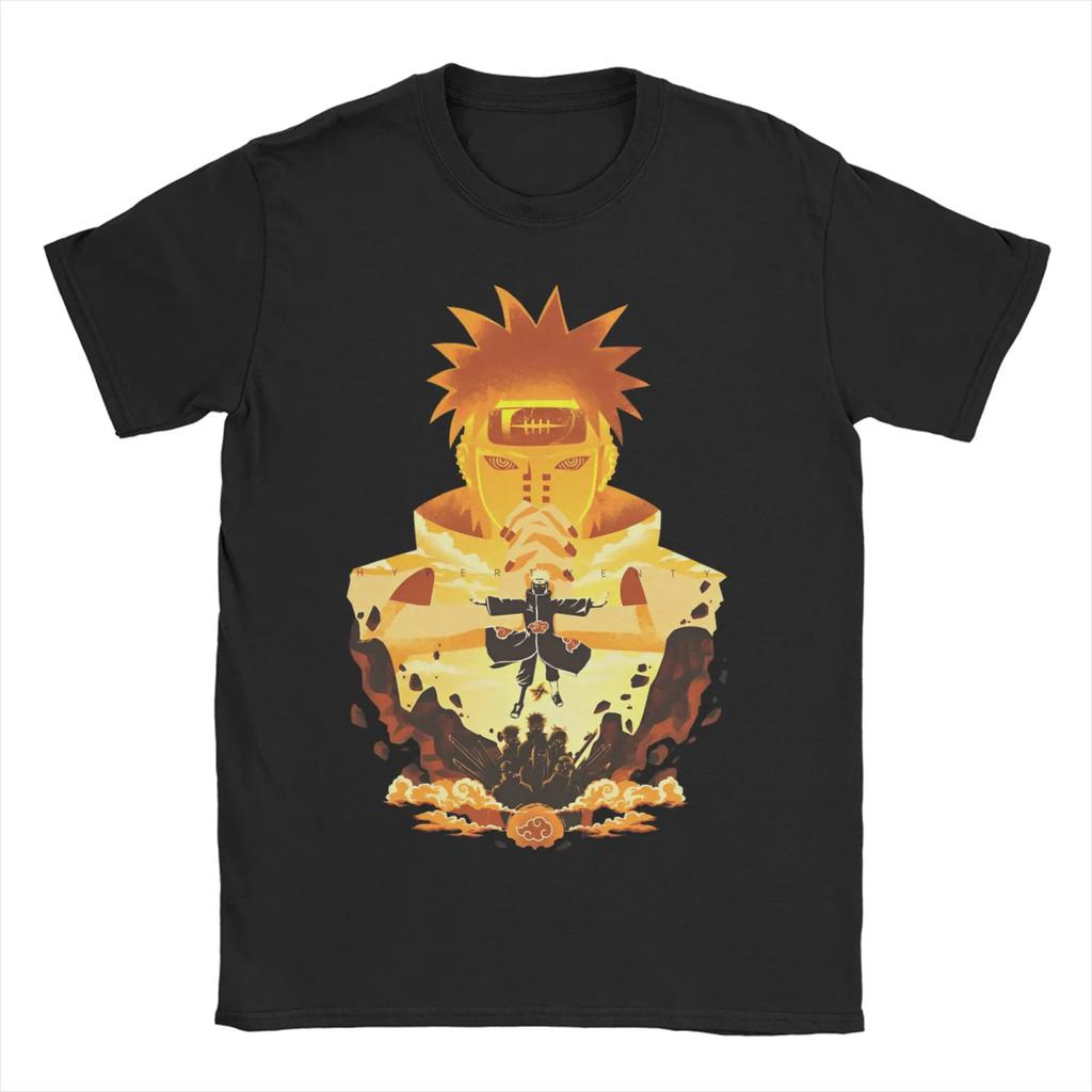 Vintage Japanese Anime Graphic Tshirts Unisex Unisexs Round Collar 100 Cotton T Shirts Narutoes Tees Birthday Gift Clothing