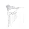 Retro Face Chain Shiny Rhinestone Mask Bohemian Style Masquerade Mask  for Women