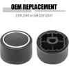 VOFONO Rear Radio Audio Volume Control Knobs 2PCS, Stereo Knob Buttons Replacement for 07-13 Chevy Chevrolet Silverado GMC Acadia Sierra Denali Yukon