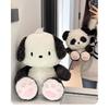 Giant panda transforms into Pacha dog plush toy doll Pacha dog with panda hood doll birthday gift female
