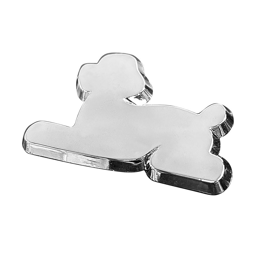 

Awesome/AWESOME Emblem Accessory Charm Dog 2 ASCM-016 серебряный