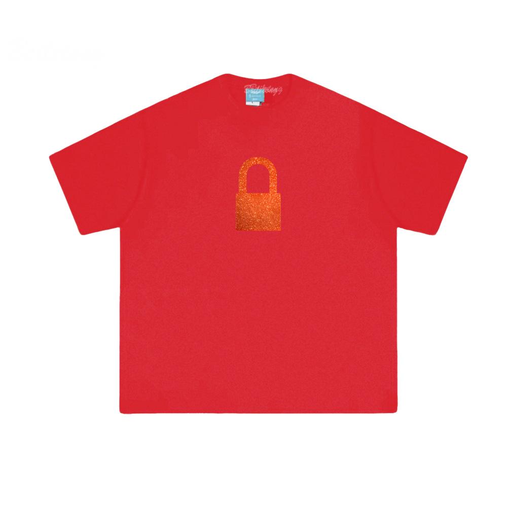 

The Life of A Showgirl Tees Tops 100%Cotto Punk New Style Tee-shirt Summer American Singer New Album Tshirt Lock Graphic Printing T Shirt XXL красный