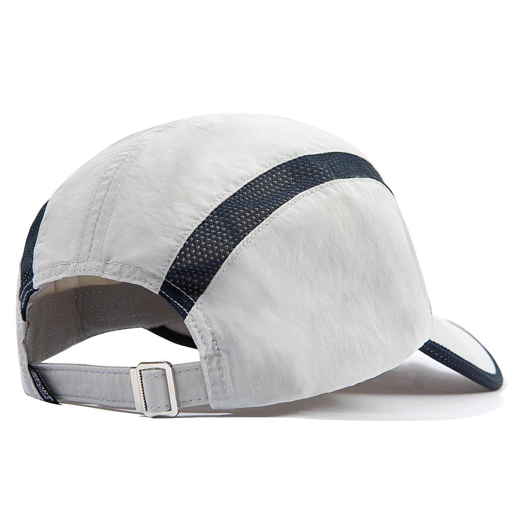 Clape Running Mesh Cap for Men and Summer Outdoor Work Solid Color Gray Cap, Women, Lightweight, Quick-Drying, Breathable, Hat, Tennis, Golf, Mesh,