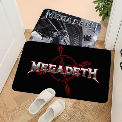 M-Megadeth Band Vloermat INS Stijl Zacht Slaapkamervloer Huis Waskamer Mat Antislip Bedzijde Area Kleden