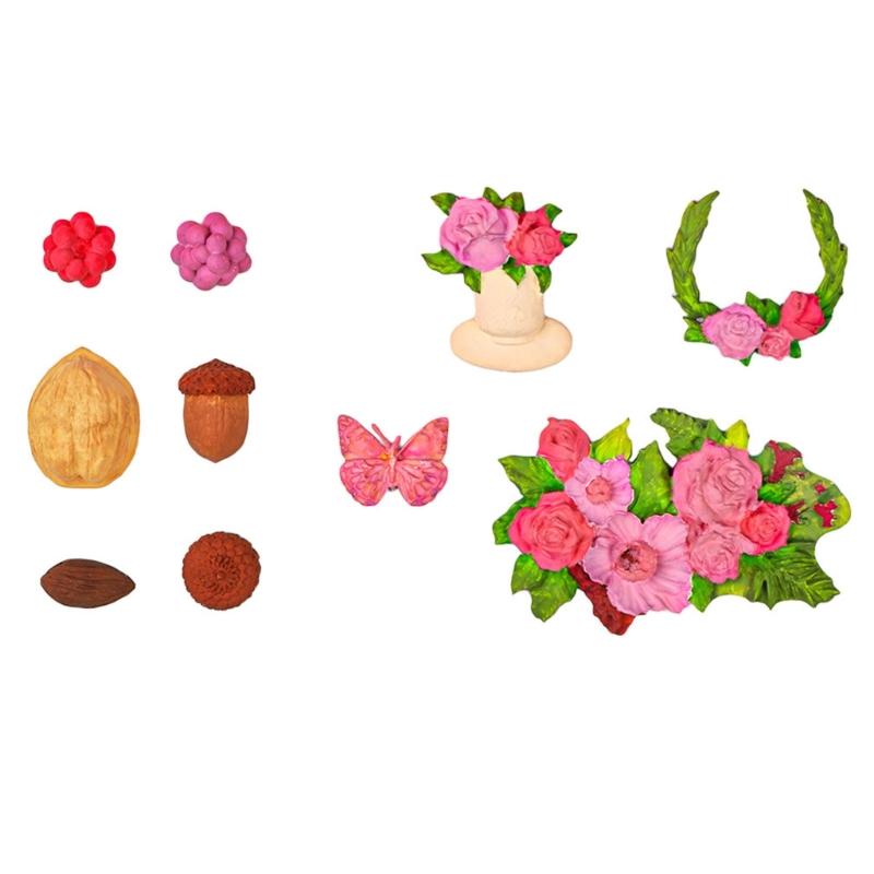 Flowers Silicone Moulds Cake Molds DIY Nut Pinecone Baking Molds Epoxy Resin Molds Fondant Molds Chocolate Molds