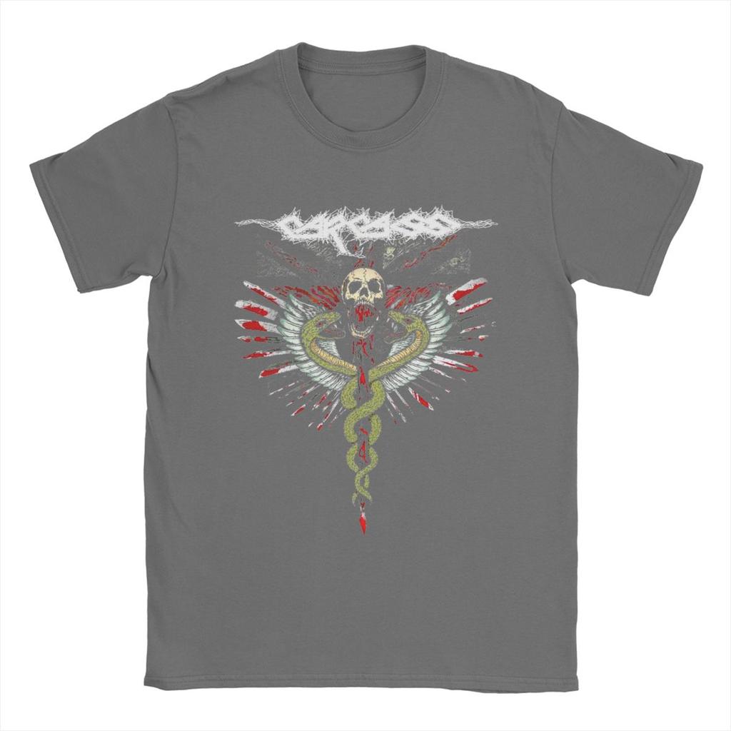 Men's T-Shirts Carcass Band Amazing 100% Cotton Tees Short Sleeve T Shirt Round Collar Clothes New Arrival