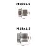 M12x1.25 M12x1.5 M12x1.75 M14x1.5 M16x1.5 M18x1.5 Stainless Steel Magnetic Oil Drain Plug Oil Drain Sump Nut Silver Auto Parts Oil Drain Plugs 3