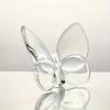 Crystal Desktop Decoration Glass Table Ornaments Elegant Butterfly Figurine  Home Office