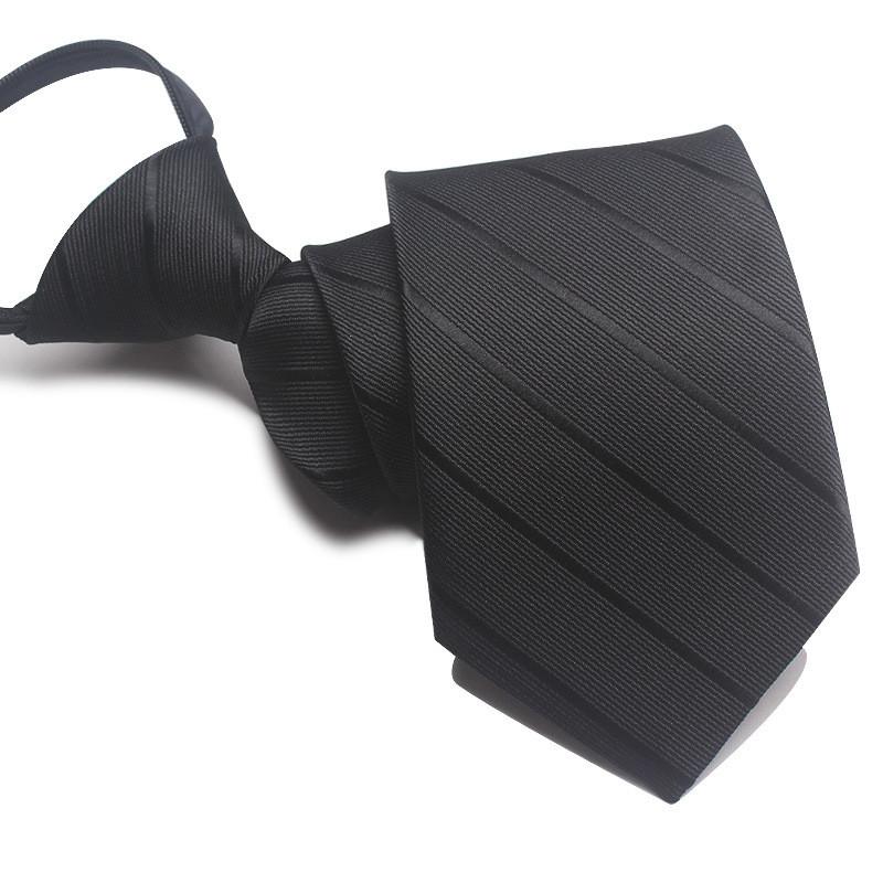 Mens Business Polyester Tie With Arrow Design And Zipper Closure For Office