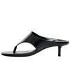 Sommerliche quadratische Zehenclip Damen-Slipper Elegant Dünner hoher Absatz Kleid Pantoletten Damen Tanzparty Abschlussballschuhe