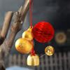 14cm DIY Accessories Cute Bell Design New Year Home Decor Gift of Blessing Gourd Design Auspicious Pendant Multi-Color