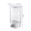 Automatic Sealed Rice Dispenser Tank Bucket Food Storage Containers with Lids Wall Mounted Kitchen Accessories