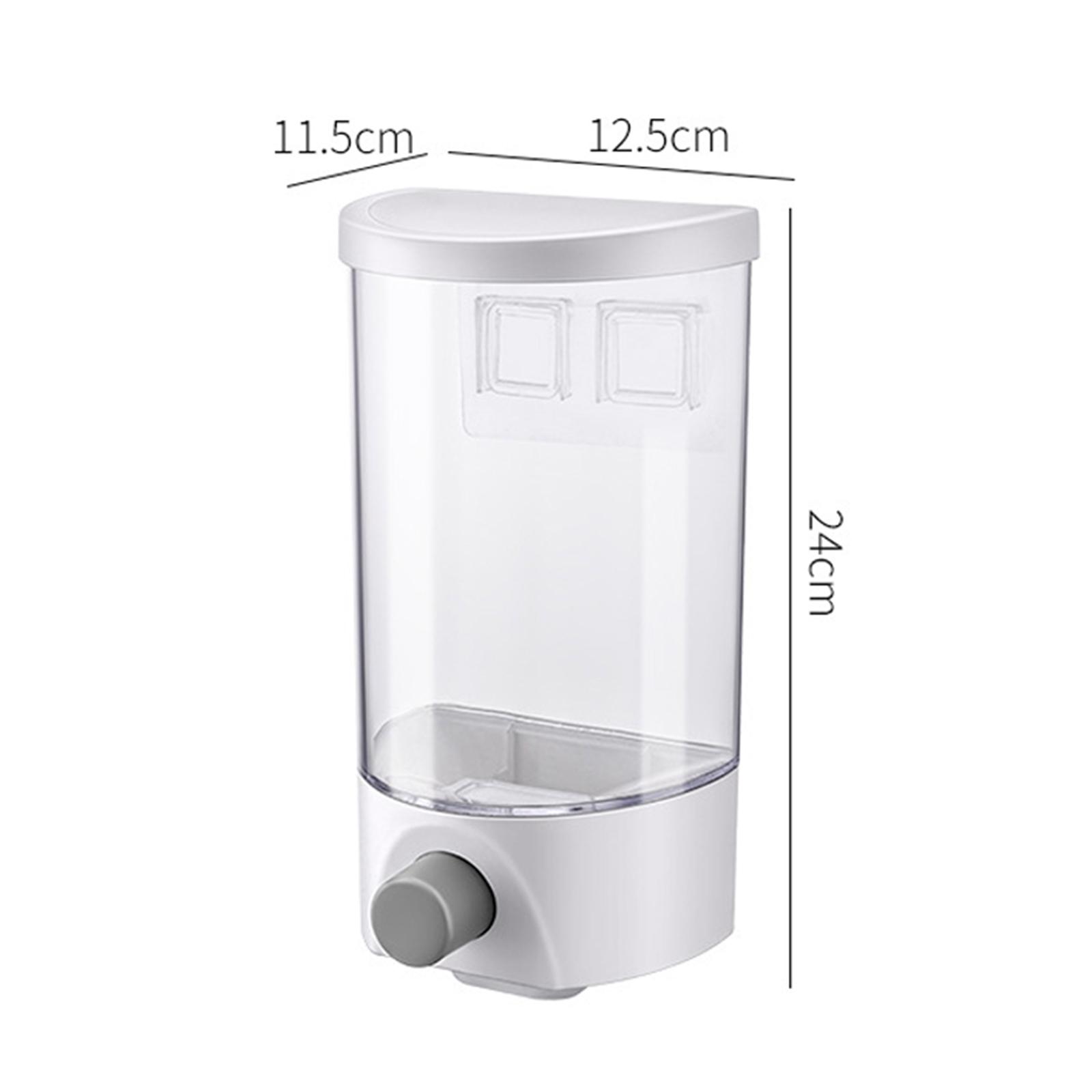 

Automatic Sealed Rice Dispenser Tank Bucket Food Storage Containers with Lids Wall Mounted Kitchen Accessories
