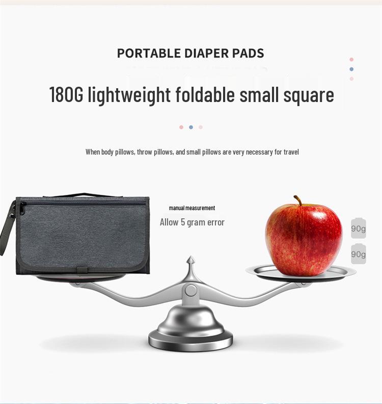 Portable Waterproof Baby Diaper Changing Pad - Multi-purpose Foldable Handbag