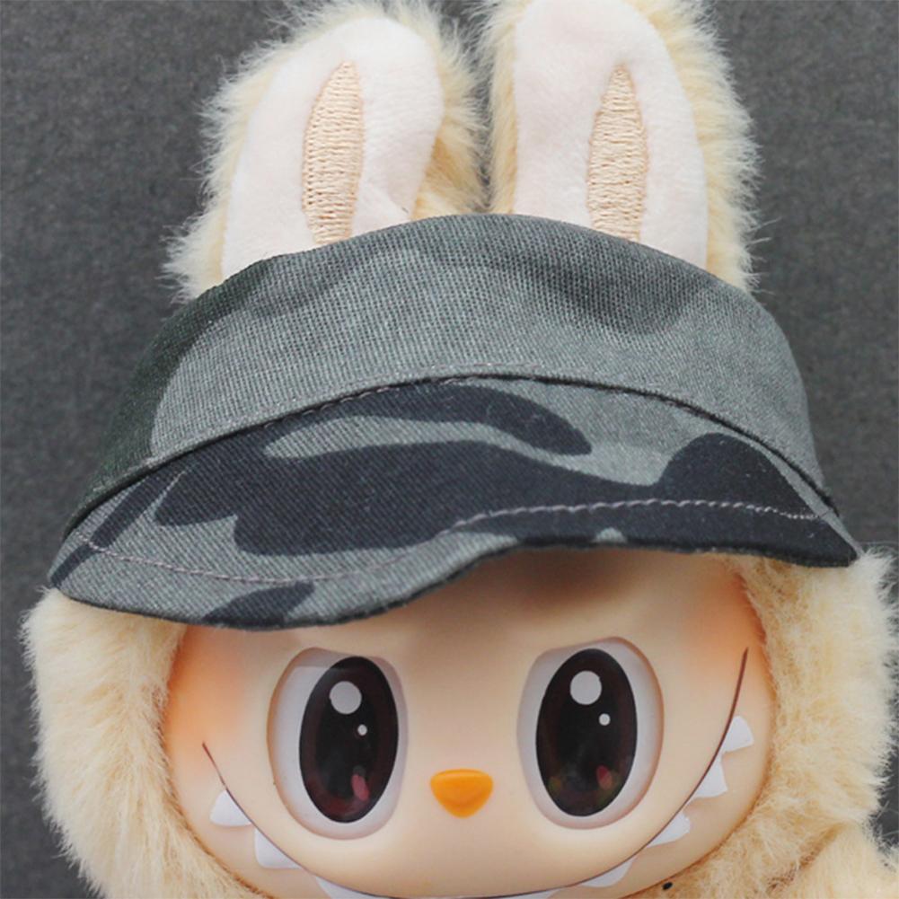 For 17cm Labubu Doll Clothes Fashion Clothes Cap Doll Clothes Color Match Hat Dolls Accessories Cute Decoration Little Clothes