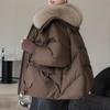 New Winter Warm Goose Down Jackets Natural Collar Puffer Jackets Women Thick Female Streetwear Coats