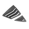 4pcs Matte Black Car Rear Window Vent Louver Covers Trim Sticker Vent For Toyota For Camry 2025+ LE XLE SE Exterior Accessories