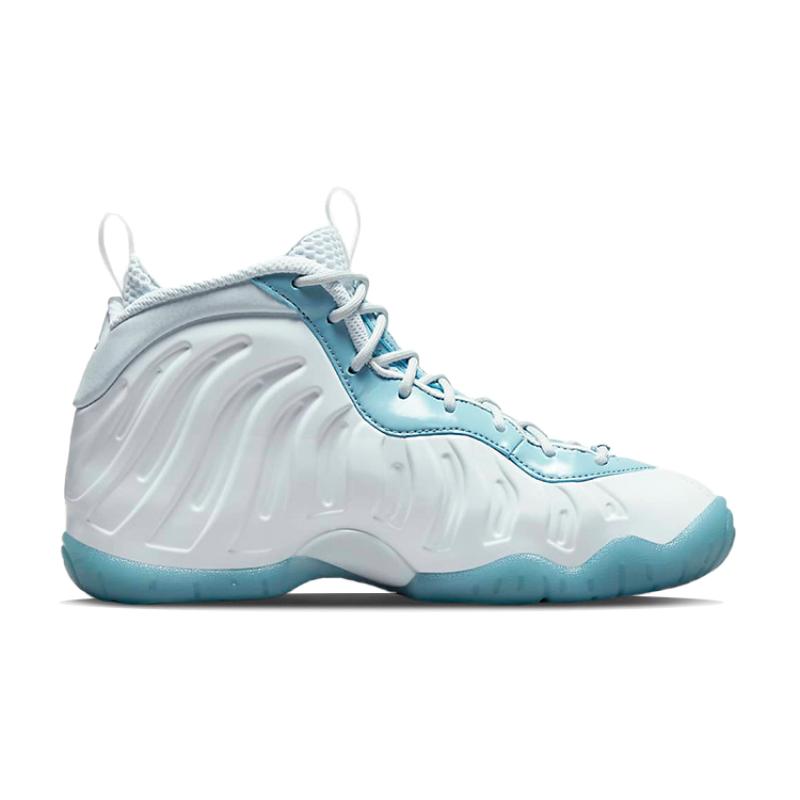 Nike Little Posite One White Aura Worn Blue GS Sneakers DM1090-400