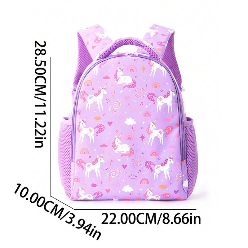 

Childrens Rainbow Backpack School Bag For Elementary Students Purple