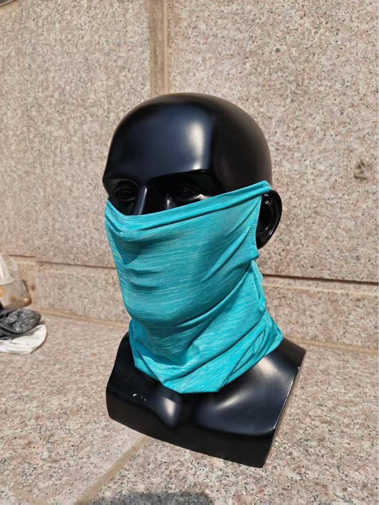 Ice Silk Sunscreen Neck Gaiter: Summer Cycling Face Mask & Bandana with Breathable Sun Protection