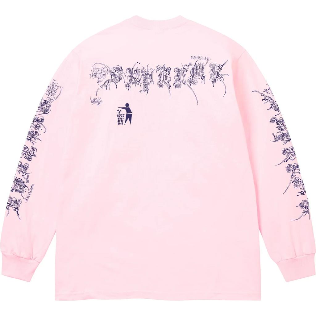 Supreme Wombat L/S Tee Light Pink