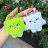2PCS Cute Alien Cat Plush Keychain Kawaii Space Kitty Character Keyring Fan Collection Gift Accessories