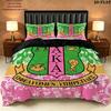 Aka Pattern Bedding Quilt Set Quilt Cover Pillowcase Home Birthday Gift(1 * duvet cover + 2 * pillowcase, without core)