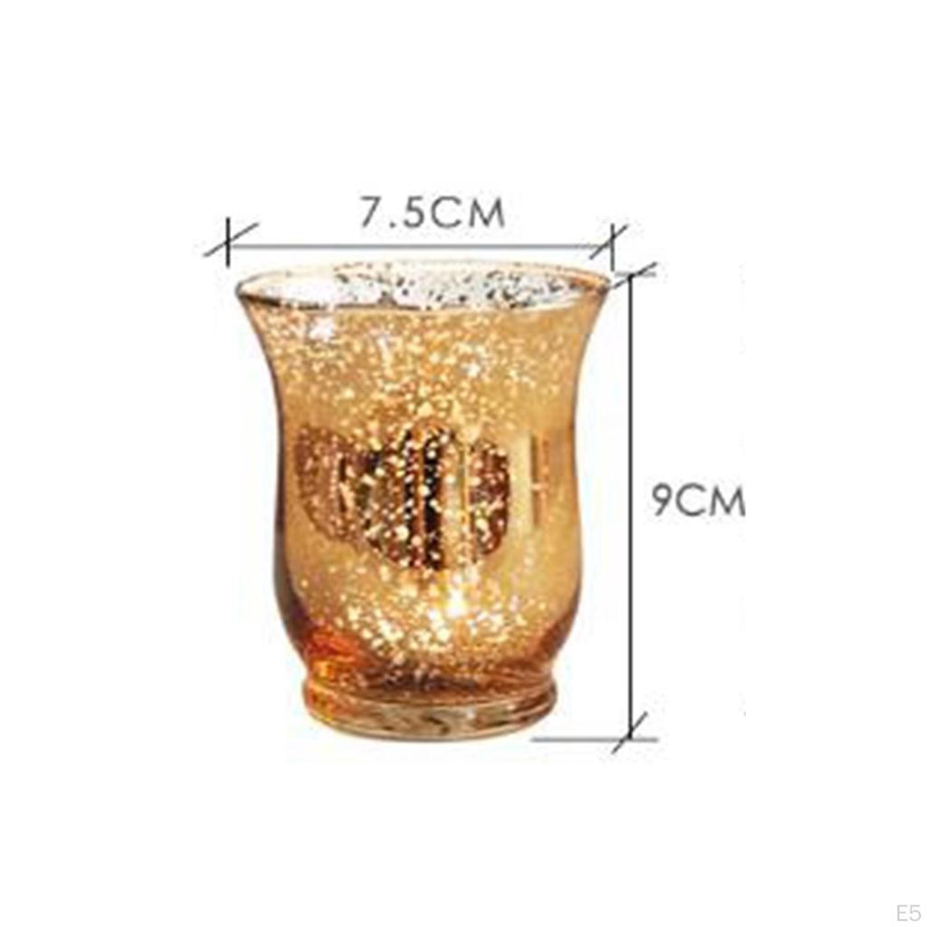 Tea Light Candle , Set of 12 Glass Tealight for Christmas, Wedding, Home Dining Room