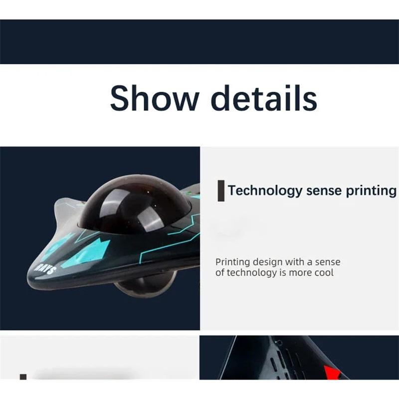 6-Kanal RC-Boot U-Boot mit Kamera Unterwasser-Fernsteuerung Wifi FPV Fernsteuerungsboote Funkfernsteuerungsspielzeug für Kinder Geschenke