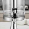 Double-Head Juice Dispenser Clear Body for Restaurant, Hotel
