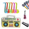 Inflatable Musical Instrument Balloons: Party Guitars & Saxophones