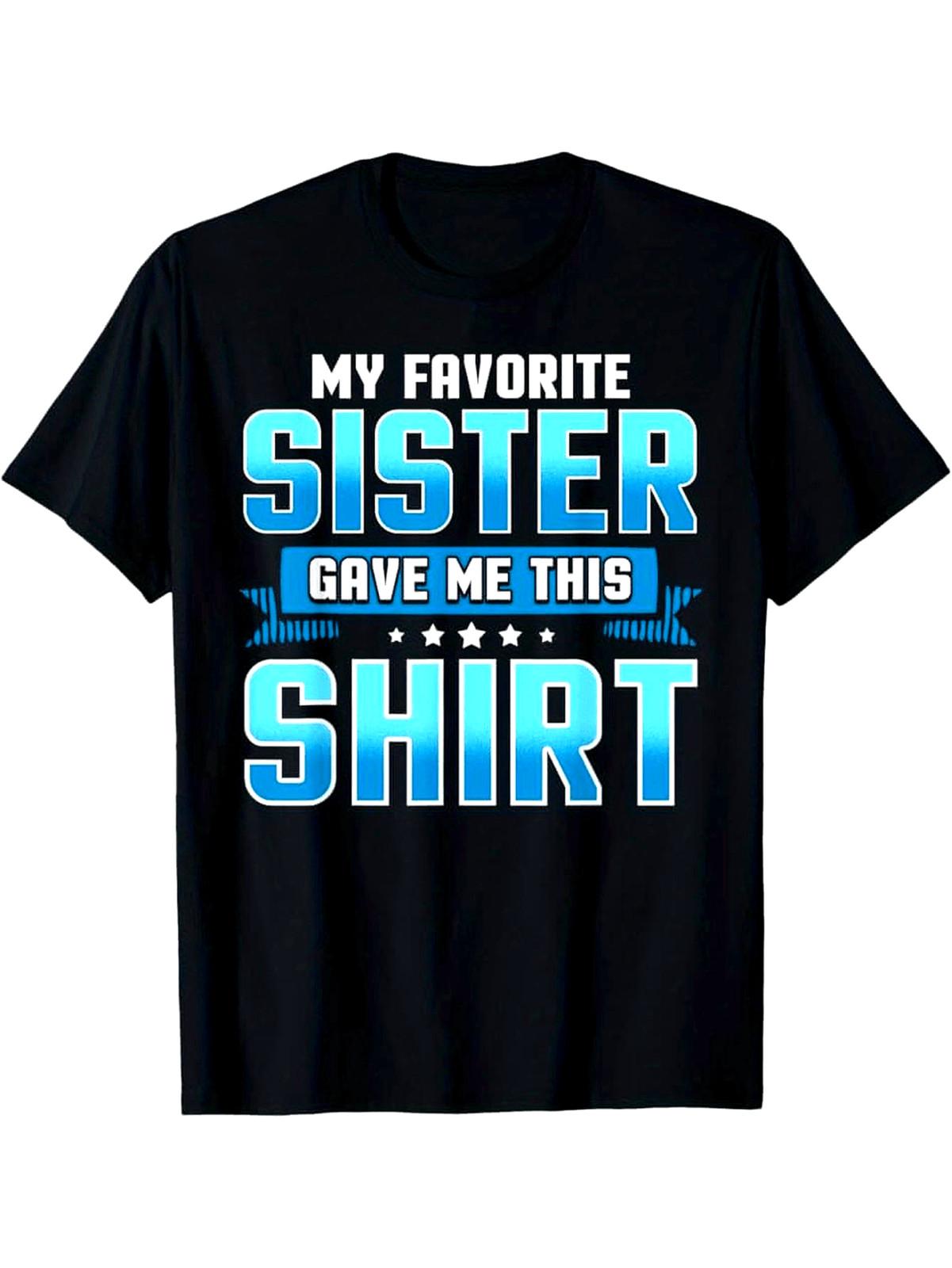 Humorous T-Shirt Gifts for Brothers from Sisters S разноцветный