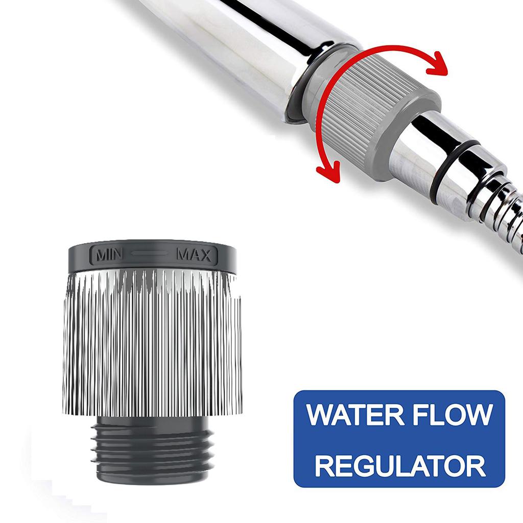 Shower Head Water Saver Shut-Off System Shower Head Flow Adjustment Tool Water Flow Control Stop Valves for Bathroom