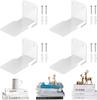 Heavy-Duty Invisible Floating Bookshelf Holder No Drill Hidden Hanging Storage Organizer for Bedroom Living Room Office Library