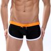 Men's Quick-Dry Square Leg Swim Trunks, Cross-Border Plus Size Beach Shorts