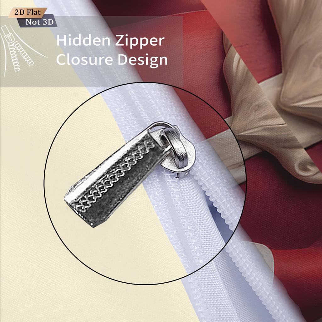 3pcs imitation relief Santa Claus print coreless duvet set multi size bedroom bedding holiday decoration machine washable