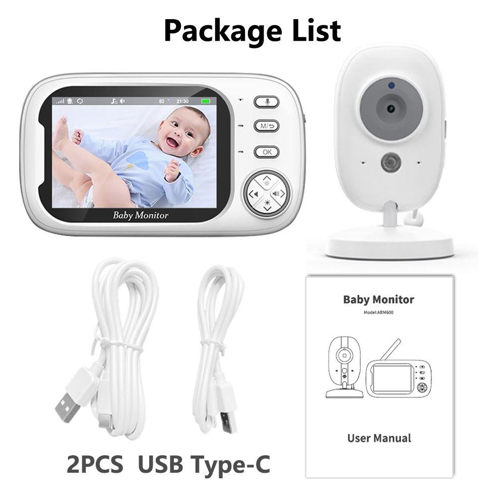 3.5 Inch Baby Nanny Security Camera Auto Night Vision Video Surveillance Cam  Motion Detection