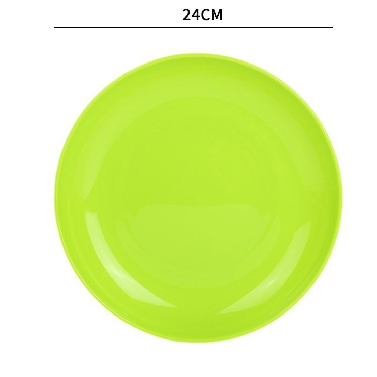 Uz Casnic Paste Deserturi Occidentale Gustări Fructe Culoare Solidă Farfurie Rotundă