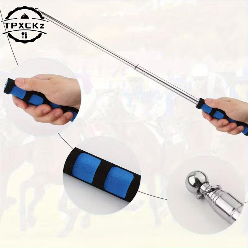 Horse Training Flags With Telescopic Flagpole Tour Guide Flagpole Set Portable Horseback Riding Gear Vibrant Colors