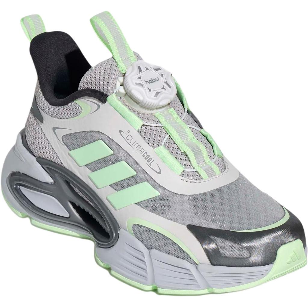 Adidas Climacool Ac Habu Comfortable Fit Non-Slip Wear-Resistant Rebound Low-Top Running Shoes Kids sneaker Gray Green KJ6875