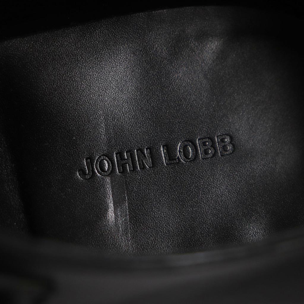 Tolle John Lobb Lederschuhe WILLIAM schwarzes Leder Herren 6 9795 Gebraucht