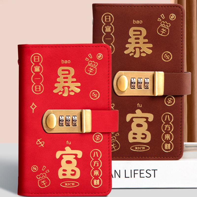 New Password Cash Storage Book Large Capacity 10000 Yuan Money Organizer New Style Bill Record Keeper Saving Folder Savings Book