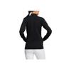 adidas Solid Color Logo Jacquard Full Zip Jacket Women Jackets Black HS9976