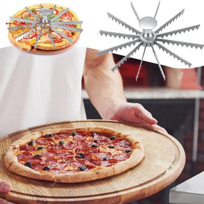 5/6/7/8/10/12 Cut Pie Marker Aluminum Alloy Guideline And Portion Divider Cake Cutter Baking Tools for Pizza Cheesecake Pie